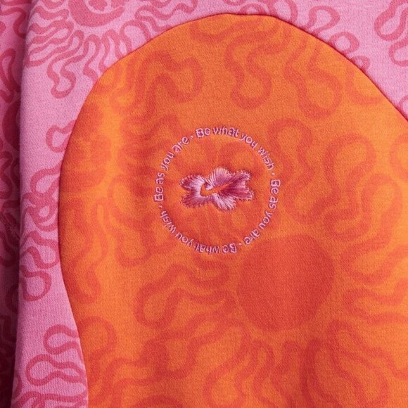 Nike Women's Project Uphoria Floral Sweatshirt in Orange Size XL DV9648-819 - Picture 5 of 10